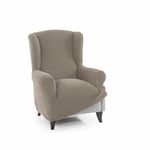 SOFASKINS® Housse de Fauteuil 1 Place - Housse de canapé à Oreilles Super élastique, avec Design Exclusif, Respirante et Durable, Facile à Installer. Dimensions 70-110 cm. Couleur Lin