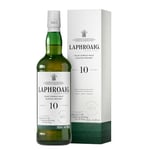 Laphroaig 10 Year Old Scotch | Islay Single Malt Whisky | Peated | Smoky, Salty and Sweet | 40% ABV | 70 cl