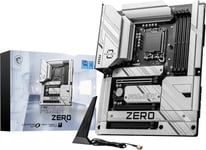 Z790 Project Zero Carte Mère, Atx À Connecteurs Arrière - Pour Processeur Intel De 14E, 13E Ou 12E Génération, Lga 1700 - Vrm Drmos 55A, Ddr5 Memory Boost 7200+Mhz/Oc, Pcie 5.0 X16, 4 X M.2 Gen4,