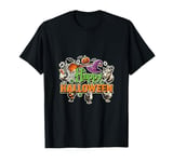 Funny Farm Halloween Shirt Happy Pumpkin Goat Bat Chicken T-Shirt