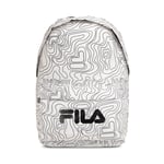 Ryggsäck Fila Bend Back To School Map Aop Backpack Sâcool Two FBT0001.13239 Vit