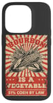 Coque pour iPhone 14 Pro Vintage Whiskey Slogan rétro Bourbon