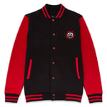 Pokémon Kanto Legendary Embroidered Unisex Varsity Jacket - Black - M