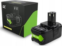 Green Cell-Batteri För Ryobi One+ 18V 5Ah Elverktyg Ersättningsbatteri Rb18l50