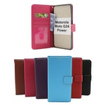 New Standcase Wallet Motorola Moto G24 Power Lila