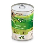 N.P. Industries Professional Pets Monoprotéine au Lapin avec courgettes (6 x 400 g) - Aliments humides hypoallergéniques pour Chiens Adultes