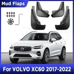 4 stänkskydd för Volvo Xc60 2017-2022 2021, stänkskydd, stänkskydd, framskärm, bakskärm, biltillbehör