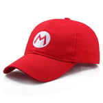 Baseball keps Super Mario CAP röd red