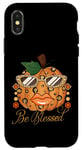 Coque pour iPhone X/XS Be Blessed Pumpkin Cutest Coolest The Patch Fall Girls