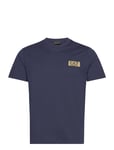 T-Shirt Tops T-shirts Short-sleeved Navy EA7