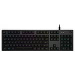 Logitech G G512 Carbon Lightsync RGB Mechanical Gaming Clavier With GX Marron