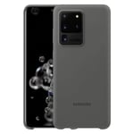 Official Samsung Silicone Rear Case Cover for Samsung Galaxy S20 Ultra 5G - Grey