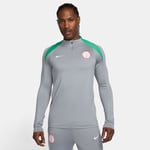 Nigeria Träningströja Dri-FIT Strike Drill - Grå/Grön/Vit - Nike, storlek Large