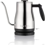 BODUM - BISTRO Bouilloire électrique à long bec, 1.200 W, 1.0 l, inox