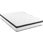 POCKET HYBRID - Matelas - 180 x 200 cm - Epaisseur 30 cm - Ressorts ensachés - 5 zones - Mousse à mémoire de forme