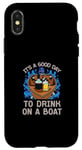 Coque pour iPhone X/XS drôle alcool humour pirate marins promenades bateau marin marin