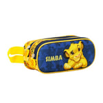 Disney Lion King Simba Rest-3D Double Pencil Case, Dark Blue