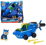 PAT' PATROUILLE AQUA PUPS - Voiture + Figurine Chase - Voiture Pat Patrouille Chase - Figurine à Collectionner - Thème Mer Et Aventures Sous-Marines - Paw Patrol - Jouet Enfant 3 Ans +