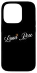 Coque pour iPhone 14 Pro Luna Rose Custom Name for Kids Toddlers Women - Luna Rose