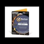 Symantec Norton Security Gamer Edition Antivirus, rask, sikker, VPN, 5 enheter