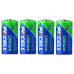 PKCell Cr123a 4-pack Lithium Batteri Cr 123a 3v Pkcell Lr123