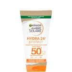 Garnier Ambre Solaire Crème Solaire Hydratante SPF 50+ 50 ml Format Voyage