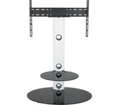 Avf Lugano FSL700LUCSW TV Stand with Bracket - White, White