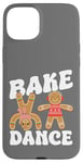 Coque pour iPhone 15 Plus Bake Dance, jeu de mots amusant pour biscuits de Noël