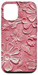 Coque pour iPhone 12/12 Pro Rose Western Boho Rodéo Cowgirl Cheval Bull Riding Floral