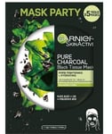 5X Garnier SkinActive, Masque Purifiant Charbon Végétal, Algues Pures 4128