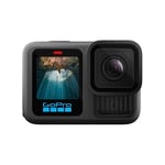 GoPro HERO13 Black - Caméra d'action étanche avec vidéo 5.3K60, Photo 27MP + compatibilité avec Les objectifs de la série HB