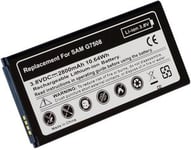 Kompatibelt med Samsung Galaxy Mega 2 Duos, 3.8V, 2800 mAh