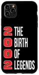 Coque pour iPhone 11 Pro Max Anniversaire 2002 La naissance des légendes