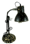 Lampe à poser Loberon Jonava - En fer noir vieilli  - réf : 18449