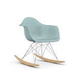 Vitra Eames Plastic Armchair RE RAR gungstol 23 ice grey-chrome-golden maple