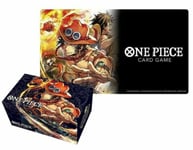 One Piece Card Game - Playmat and Storage Box Set -Portgas.D.Ace-