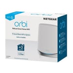 Netgear Orbi Ax4200 Tri-Band Mesh Wifi 6 System Add-On Satellite (Rbs750)