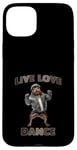 Coque pour iPhone 15 Plus Live Love Dance Cool Dog Hip Hop Vibes