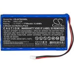 Kompatibelt med Nintendo Home Circuit, 3.7V, 1750 mAh