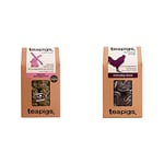 Teapigs Liquorice and Peppermint Tea Made With Whole Flowers (1 Pack of 50 Tea Bags) & Everyday Brew Tea Bags Made with Whole Leaves (1 Pack of 50 Tea Bags)