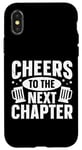 Coque pour iPhone X/XS Cheers To The Next Chapter Funny Divorce