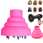 silicone Hair Blow Diffuser Foldable Hair Dryer Diffuser Silicone Hair Dryer