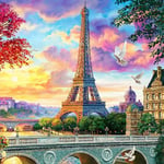 30 x 40 cm ,tour Eiffel Diamond painting Broderie Diamant Peint