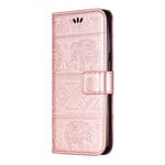 Leather phone Cover for Samsung A50, with card slots, with landyard