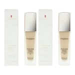 Elizabeth Arden Womens Flawless Finish 220W Light Warm Yellow Tone Foundation 30ml X 2 - One Size