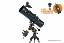 Celestron Astromaster 130 EQ Telescope + Barlow +  Phone Adapter Kit #32044