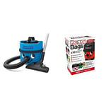 Henry 909392 James, JVP 180-11 Sky Blue 620 W + Henry NVM-1CH/907075 HepaFlo Vacuum Bags