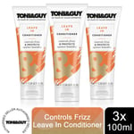 Toni & Guy Leave In Conditioner Controls Frizz - 3 Pack x 100ml