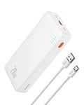 Baseus Batterie Externe 20000mAh Power Bank 20W USB C Charge Rapide, Chargeur Portable PD 20W QC avec USB-C in&Out, Mini Powerbank pour iPhone 15/14/13/12/11 iPad Samsung Galaxy S23/S22