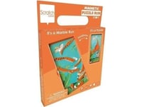 Magnetic Puzzle Dinosaur And Ball Track 2-In-1 Game